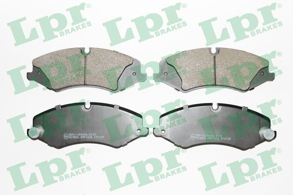 LPR 05P1616 Brake Pad Set, disc brake