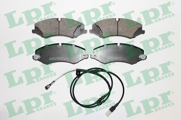 LPR 05P1616A Brake Pad Set, disc brake