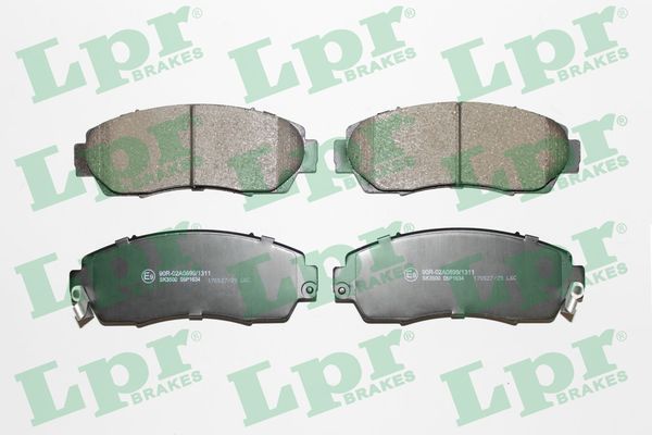 LPR 05P1634 Brake Pad Set, disc brake