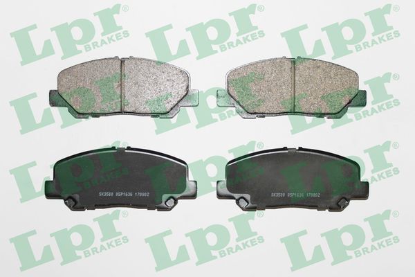 LPR 05P1636 Brake Pad Set, disc brake
