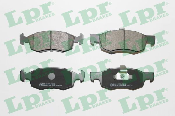 LPR 05P1654 Brake Pad Set, disc brake