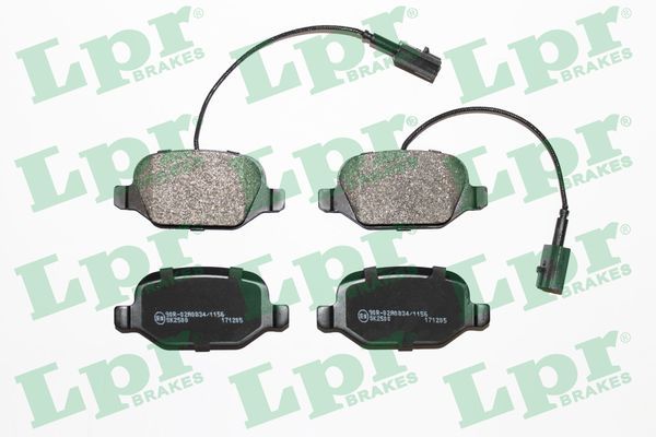 LPR 05P1661 Brake Pad Set, disc brake
