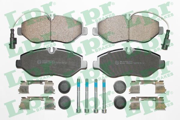 LPR 05P1669 Brake Pad Set, disc brake
