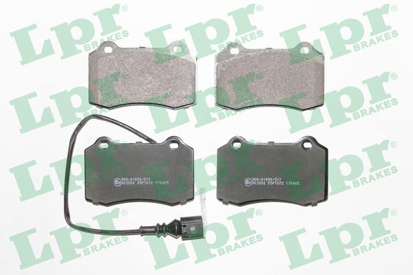 LPR 05P1672 Brake Pad Set, disc brake