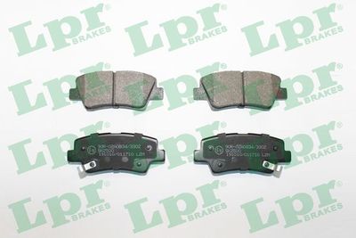 Brake Pad Set, disc brake LPR 05P1710
