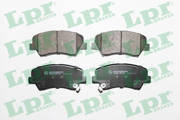 LPR 05P1753 Brake Pad Set, disc brake