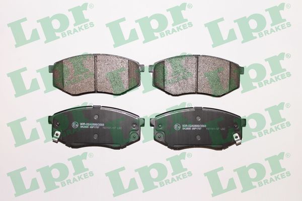 LPR 05P1757 Brake Pad Set, disc brake