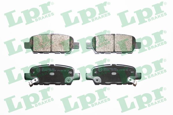 LPR 05P1839 Brake Pad Set, disc brake