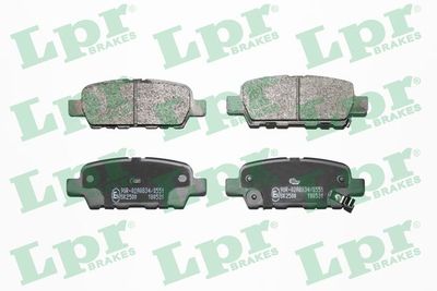 Brake Pad Set, disc brake LPR 05P1862