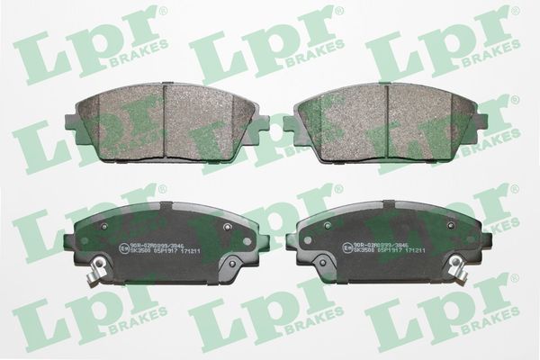 LPR 05P1917 Brake Pad Set, disc brake