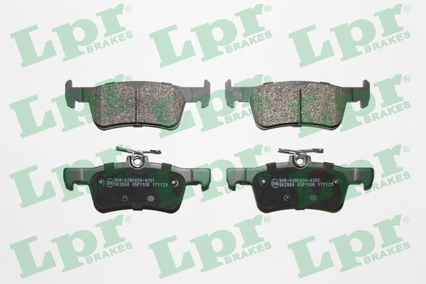 LPR 05P1930 Brake Pad Set, disc brake