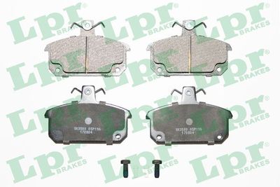 Brake Pad Set, disc brake LPR 05P196