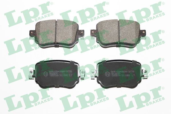 LPR 05P1986 Brake Pad Set, disc brake