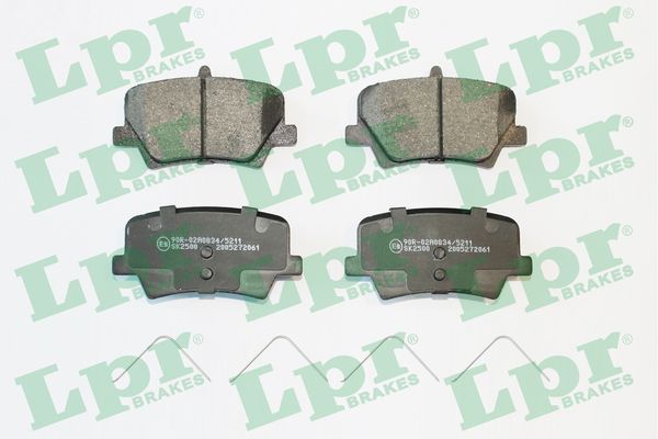 LPR 05P2061 Brake Pad Set, disc brake