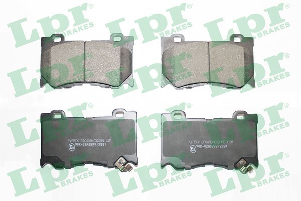 LPR 05P2086 Brake Pad Set, disc brake