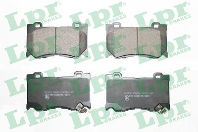 Brake Pad Set, disc brake LPR 05P2086