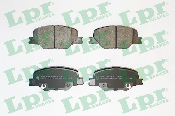 LPR 05P2107 Brake Pad Set, disc brake