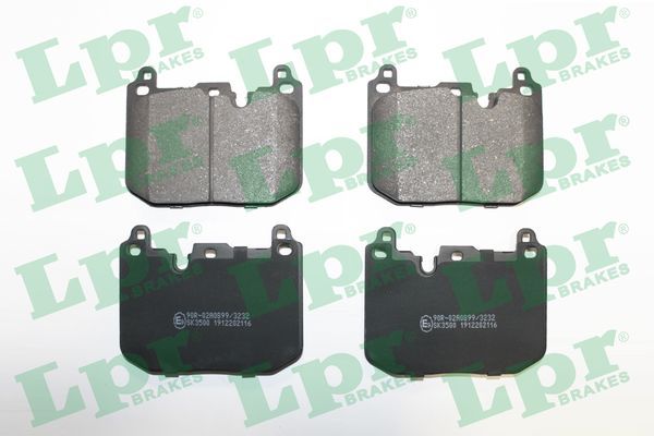 LPR 05P2116 Brake Pad Set, disc brake