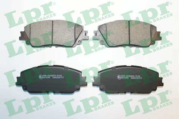LPR 05P2117 Brake Pad Set, disc brake