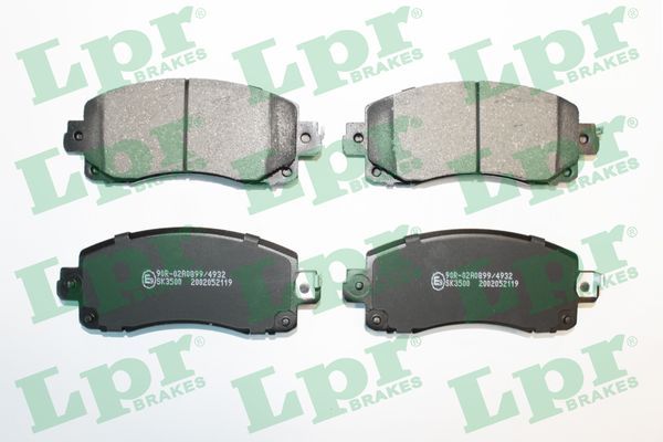 LPR 05P2119 Brake Pad Set, disc brake