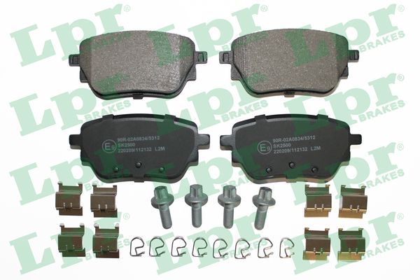 LPR 05P2132K Brake Pad Set, disc brake