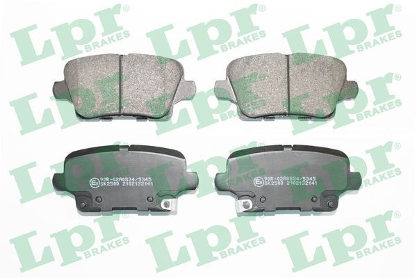 LPR 05P2141 Brake Pad Set, disc brake