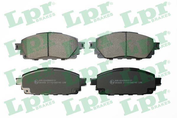 LPR 05P2143 Brake Pad Set, disc brake