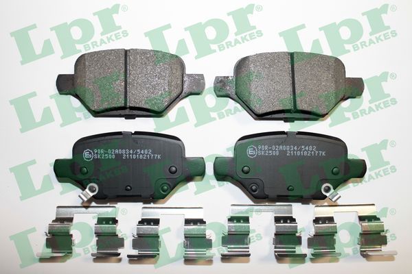 LPR 05P2177K Brake Pad Set, disc brake