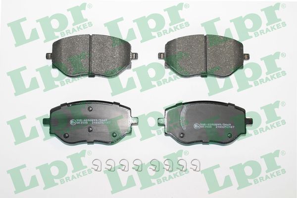 LPR 05P2187 Brake Pad Set, disc brake