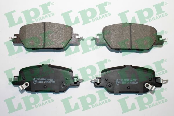 LPR 05P2201 Brake Pad Set, disc brake
