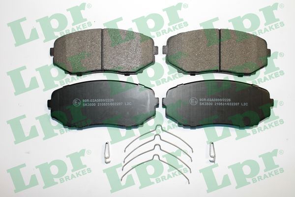 LPR 05P2207 Brake Pad Set, disc brake