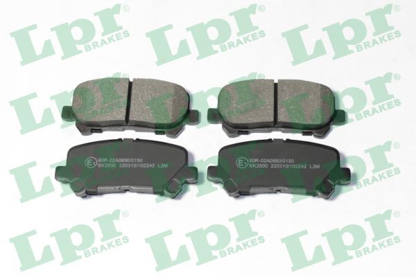 LPR 05P2242 Brake Pad Set, disc brake
