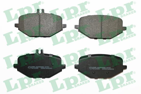 LPR 05P2243 Brake Pad Set, disc brake