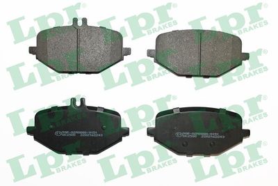Brake Pad Set, disc brake LPR 05P2243