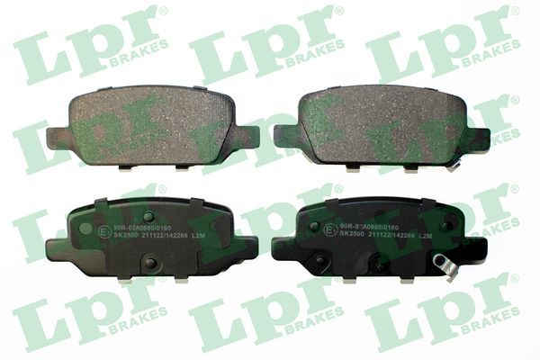 LPR 05P2266 Brake Pad Set, disc brake