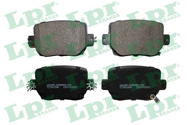 LPR 05P2267 Brake Pad Set, disc brake