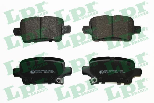 LPR 05P2276 Brake Pad Set, disc brake