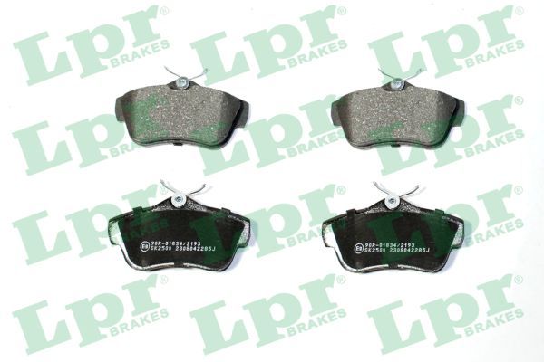 LPR 05P2285 Brake Pad Set, disc brake