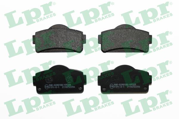 LPR 05P2286 Brake Pad Set, disc brake