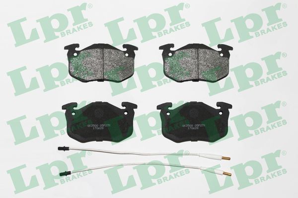 LPR 05P231 Brake Pad Set, disc brake