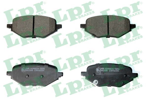LPR 05P2351 Brake Pad Set, disc brake