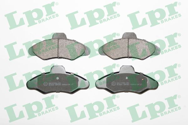 LPR 05P383 Brake Pad Set, disc brake