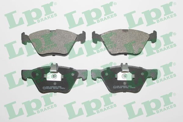 LPR 05P406 Brake Pad Set, disc brake