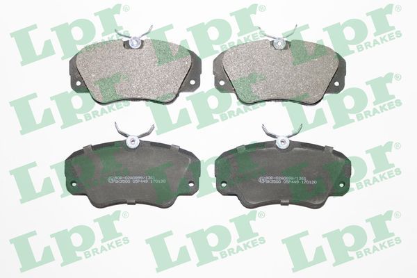 LPR 05P449 Brake Pad Set, disc brake