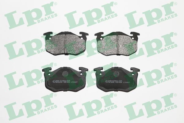 LPR 05P484 Brake Pad Set, disc brake