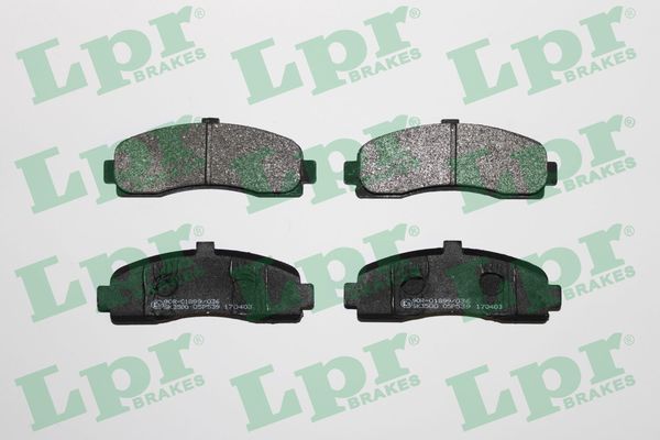 LPR 05P539 Brake Pad Set, disc brake