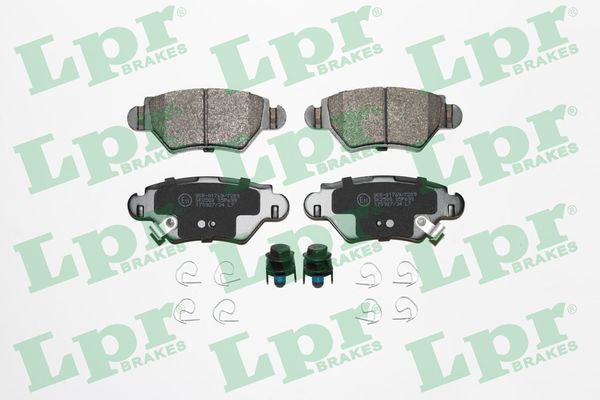 LPR 05P699 Brake Pad Set, disc brake