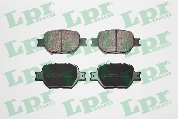 LPR 05P837 Brake Pad Set, disc brake