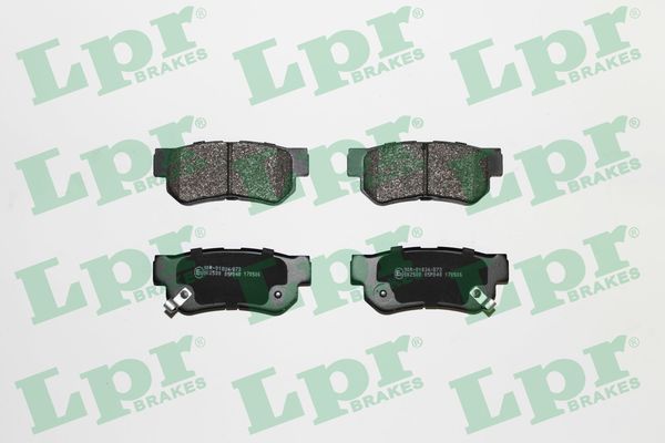 LPR 05P848 Brake Pad Set, disc brake