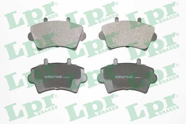 LPR 05P884 Brake Pad Set, disc brake